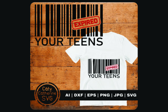 Bar Code 20th Birthday Teens Expired Graphics in Crafts