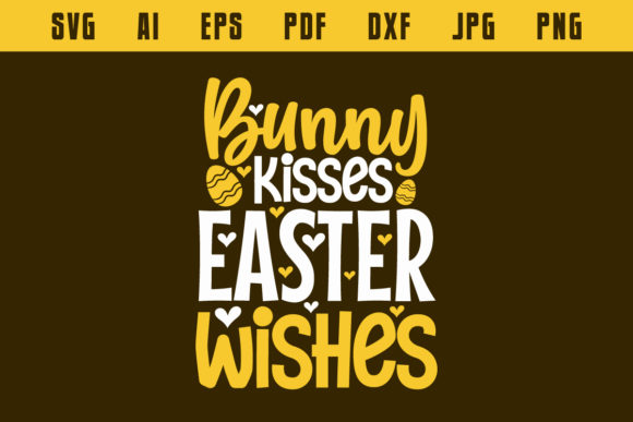 Bunny Kisses Easter Wishes, Funny Easter Graphics and Crafts