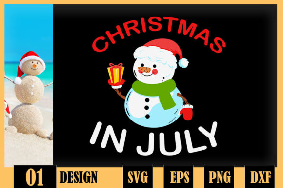 Christmas in July Funny Snowman Graphics and Crafts Review