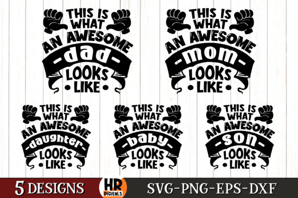Funny Matching Dad Mom Son Daughter Set Review