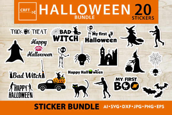 Halloween SVG Bundle Craft Files for DIY